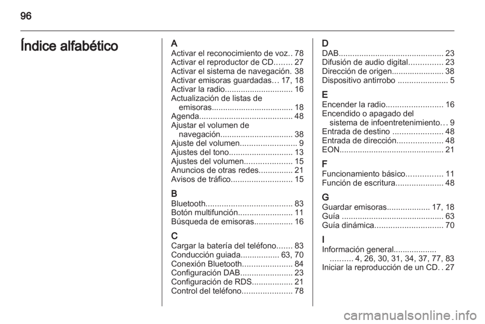 OPEL MOKKA 2013  Manual de infoentretenimiento (in Spanish) 