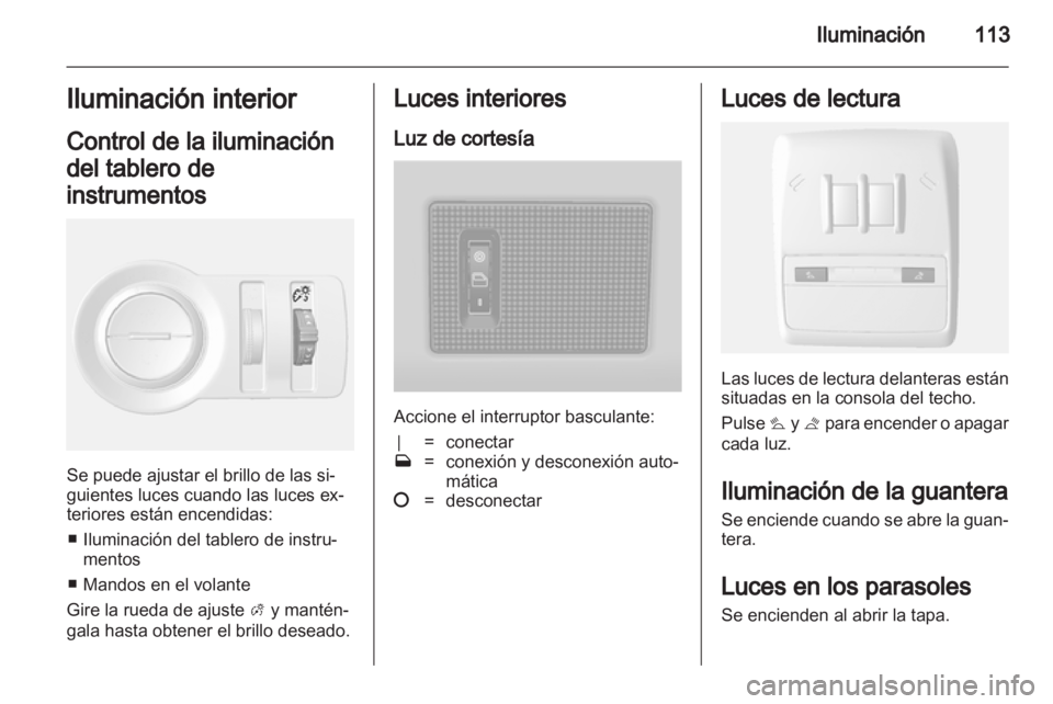 OPEL MOKKA 2013  Manual de Instrucciones (in Spanish) 