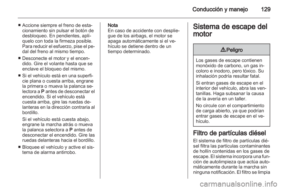 OPEL MOKKA 2013  Manual de Instrucciones (in Spanish) 
