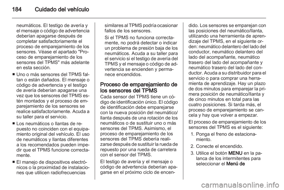 OPEL MOKKA 2013  Manual de Instrucciones (in Spanish) 