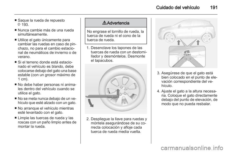 OPEL MOKKA 2013  Manual de Instrucciones (in Spanish) 