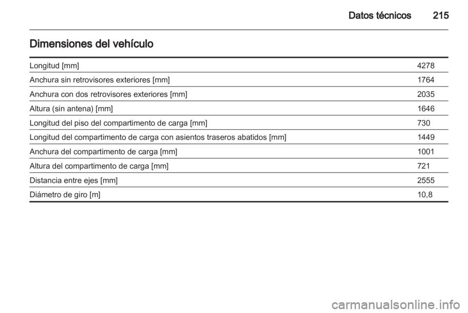OPEL MOKKA 2013  Manual de Instrucciones (in Spanish) 