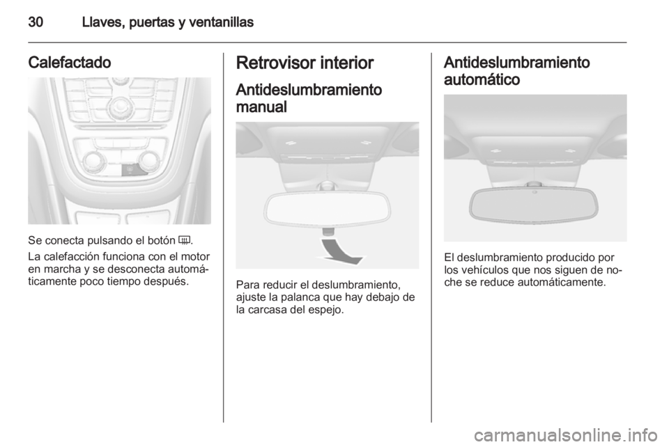 OPEL MOKKA 2013  Manual de Instrucciones (in Spanish) 