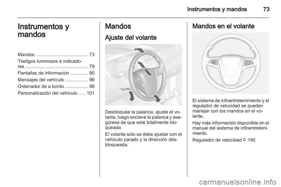 OPEL MOKKA 2013  Manual de Instrucciones (in Spanish) 