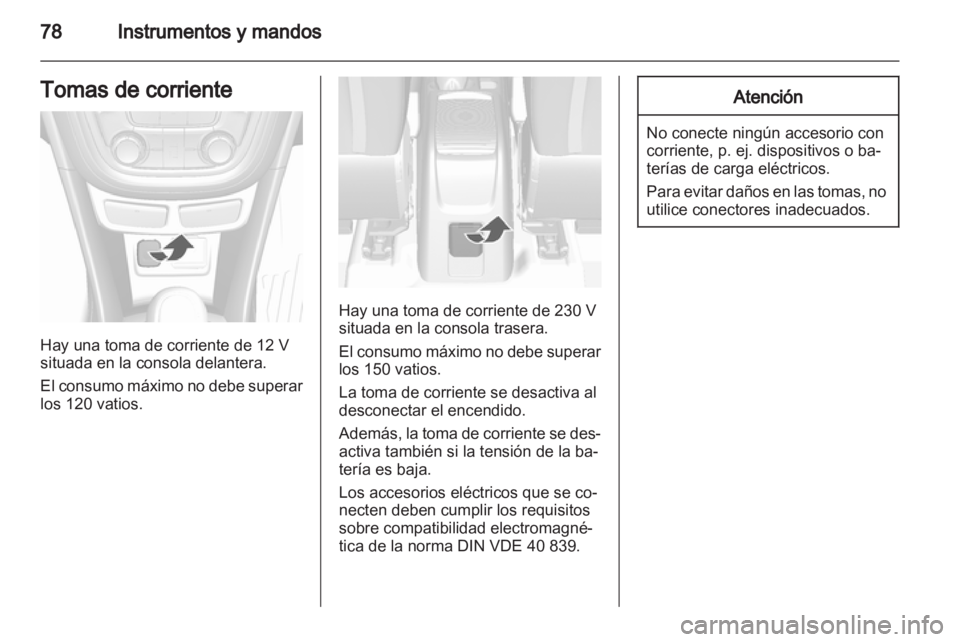 OPEL MOKKA 2013  Manual de Instrucciones (in Spanish) 