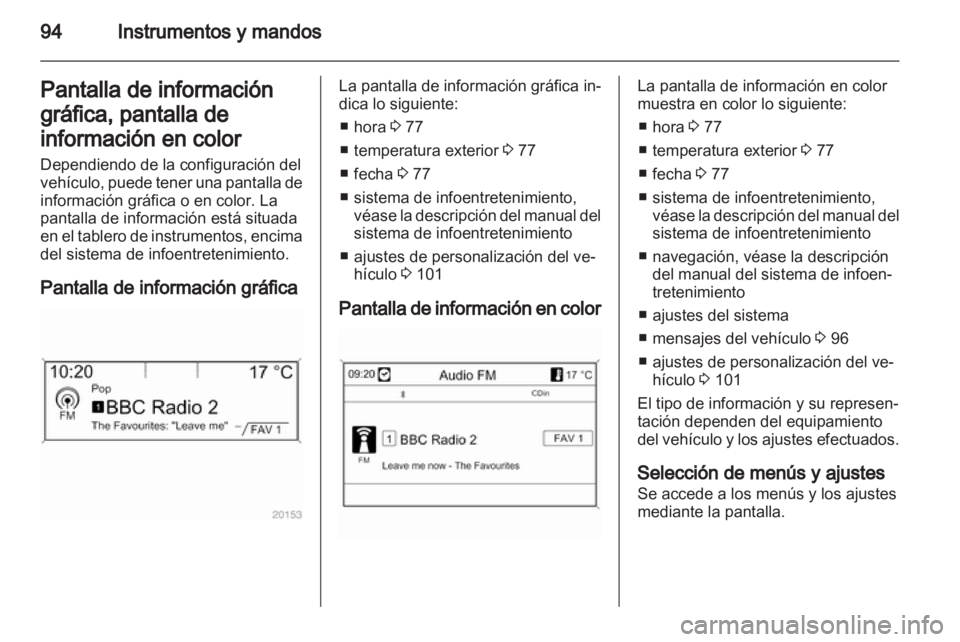 OPEL MOKKA 2013  Manual de Instrucciones (in Spanish) 