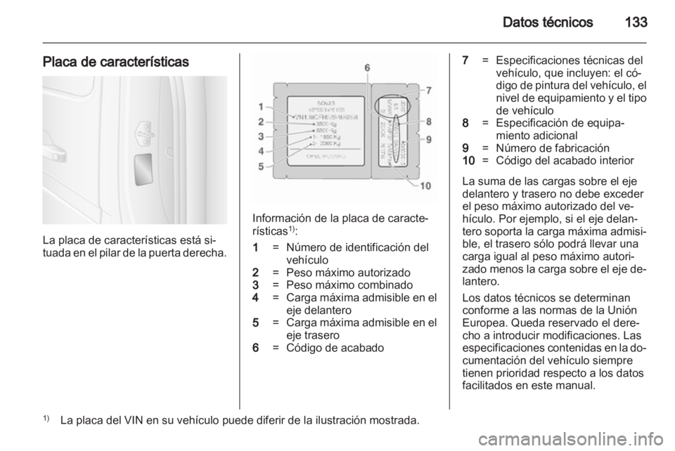 OPEL MOVANO_B 2010.5  Manual de Instrucciones (in Spanish) 