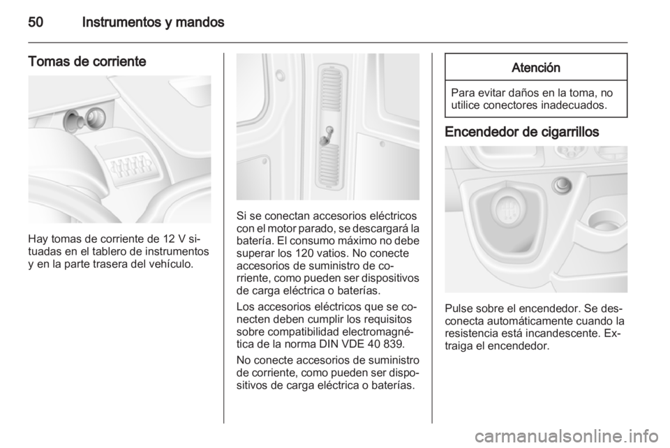 OPEL MOVANO_B 2010.5  Manual de Instrucciones (in Spanish) 