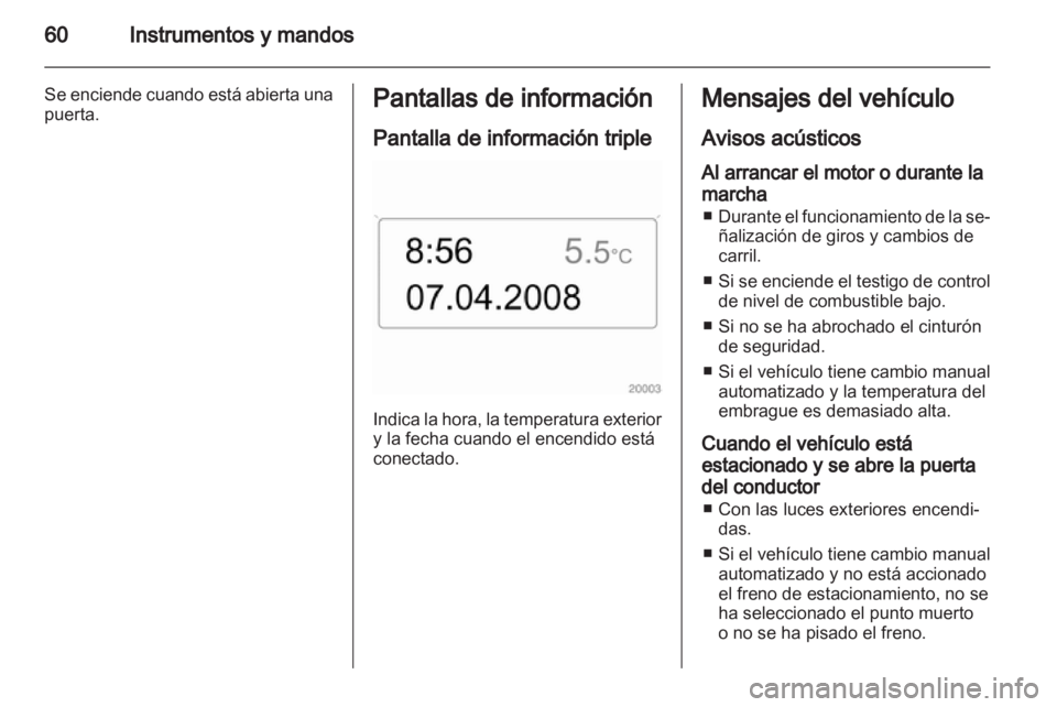 OPEL MOVANO_B 2010.5  Manual de Instrucciones (in Spanish) 