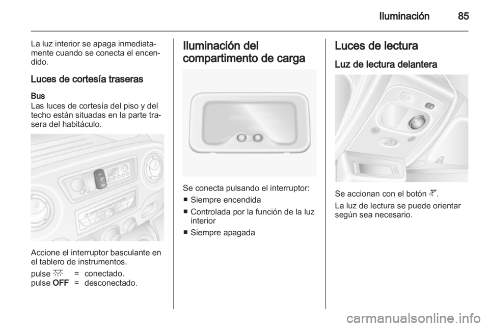 OPEL MOVANO_B 2011.5  Manual de Instrucciones (in Spanish) 