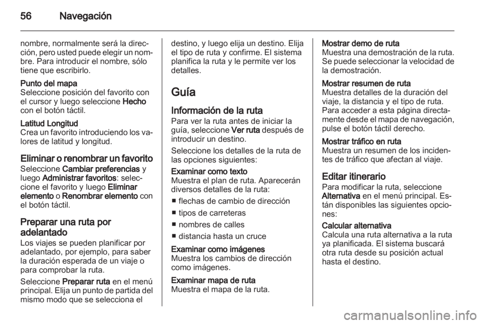 OPEL MOVANO_B 2012  Manual de infoentretenimiento (in Spanish) 