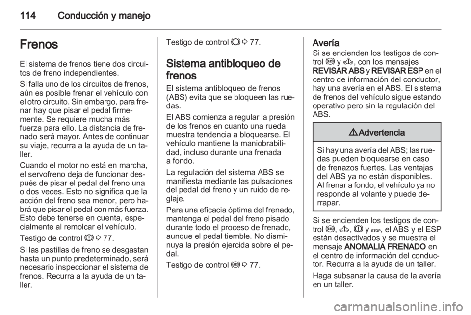 OPEL MOVANO_B 2012  Manual de Instrucciones (in Spanish) 