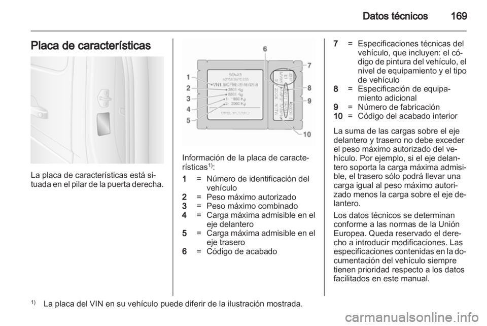 OPEL MOVANO_B 2012  Manual de Instrucciones (in Spanish) 