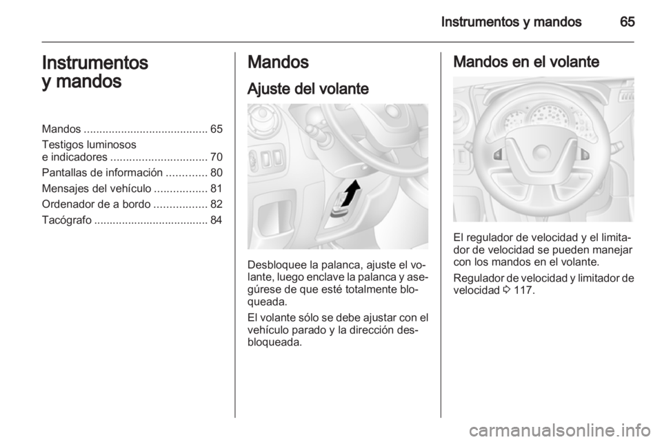OPEL MOVANO_B 2012  Manual de Instrucciones (in Spanish) 