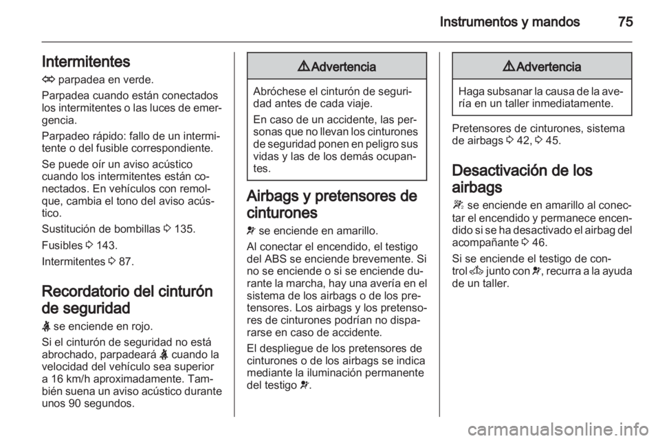 OPEL MOVANO_B 2012  Manual de Instrucciones (in Spanish) 