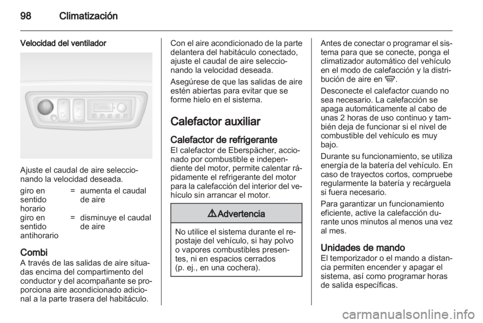 OPEL MOVANO_B 2012  Manual de Instrucciones (in Spanish) 