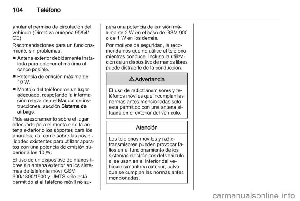 OPEL MOVANO_B 2012.5  Manual de infoentretenimiento (in Spanish) 