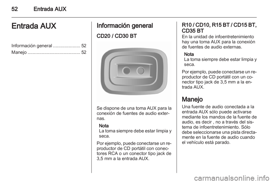 OPEL MOVANO_B 2012.5  Manual de infoentretenimiento (in Spanish) 