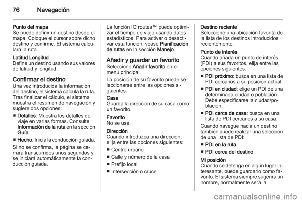 OPEL MOVANO_B 2012.5  Manual de infoentretenimiento (in Spanish) 