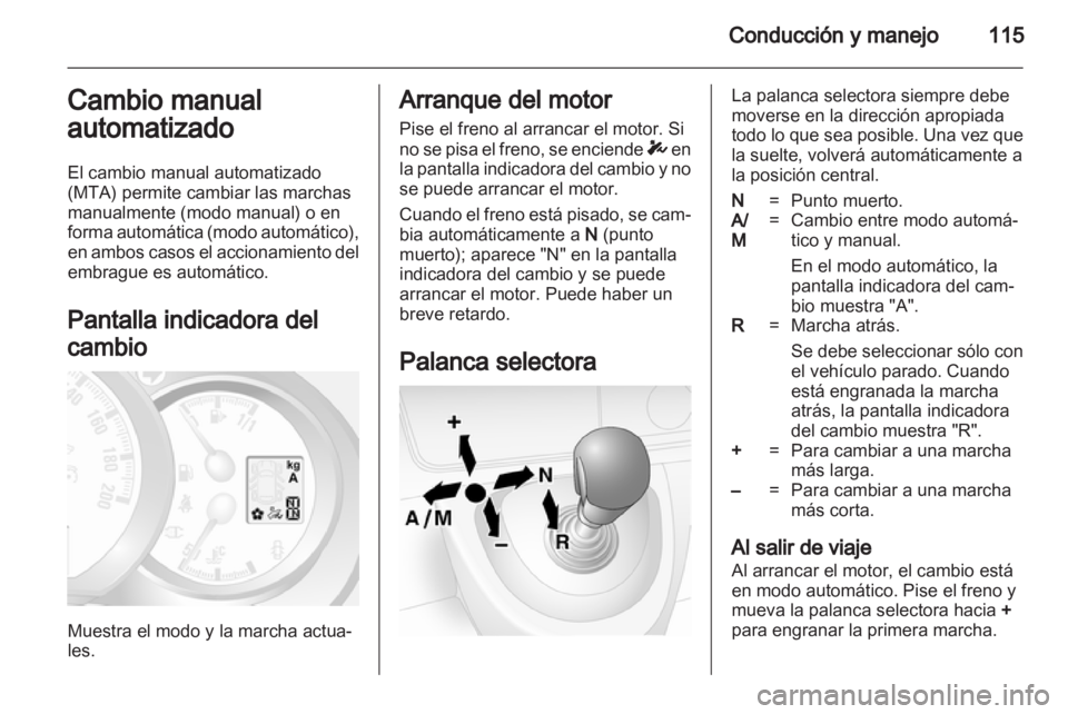 OPEL MOVANO_B 2012.5  Manual de Instrucciones (in Spanish) 