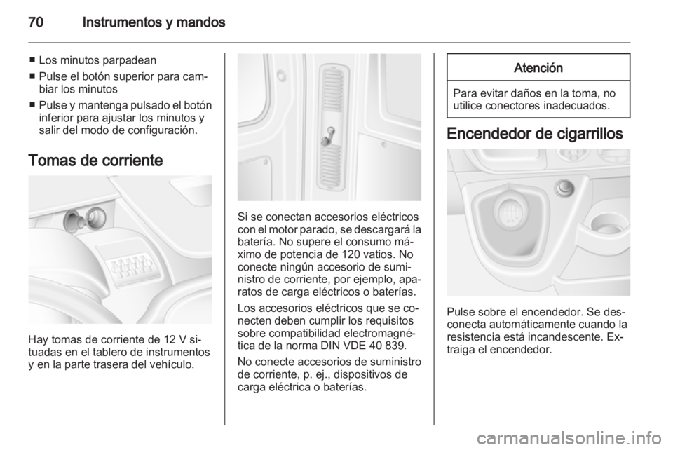 OPEL MOVANO_B 2012.5  Manual de Instrucciones (in Spanish) 