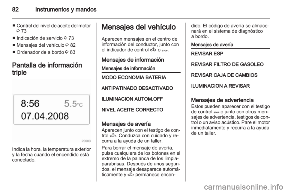 OPEL MOVANO_B 2012.5  Manual de Instrucciones (in Spanish) 