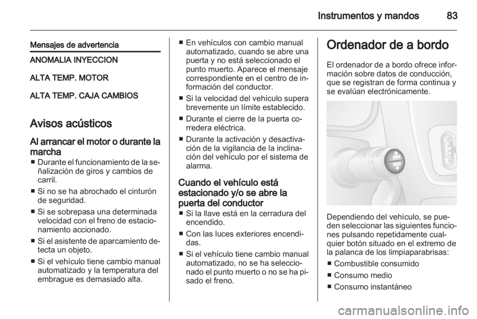 OPEL MOVANO_B 2012.5  Manual de Instrucciones (in Spanish) 