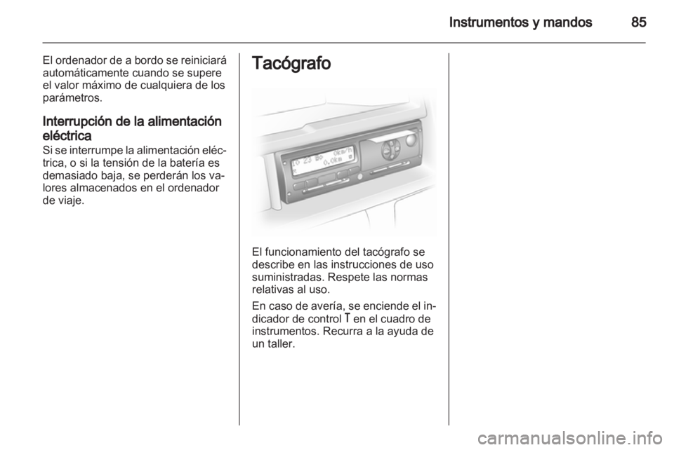 OPEL MOVANO_B 2012.5  Manual de Instrucciones (in Spanish) 