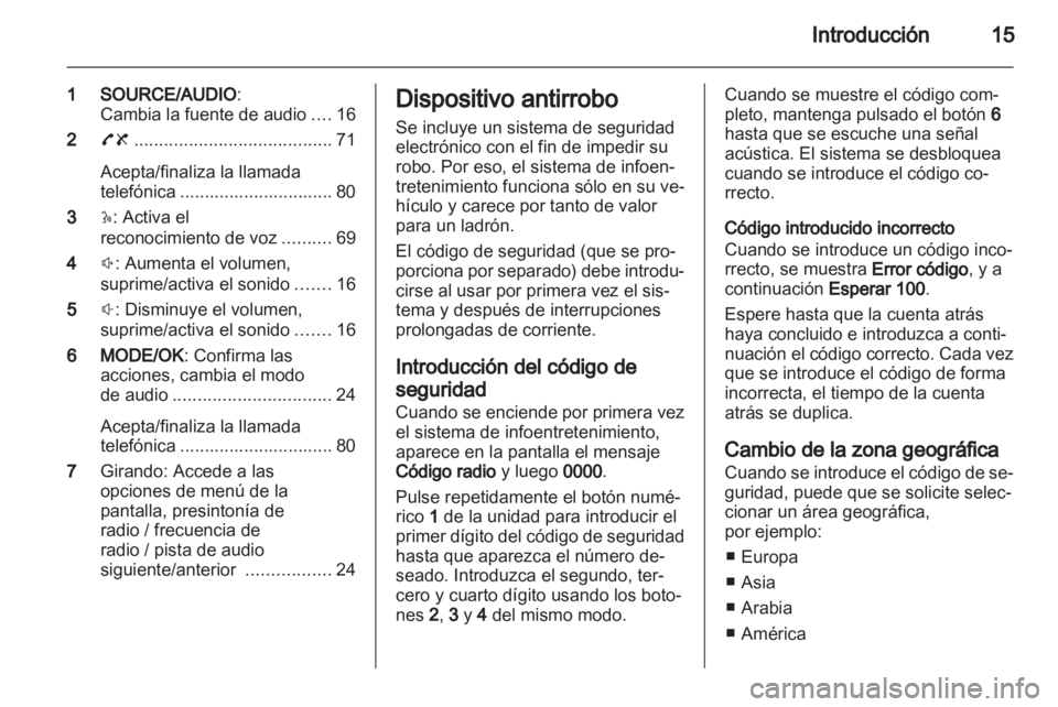 OPEL VIVARO 2013  Manual de infoentretenimiento (in Spanish) 