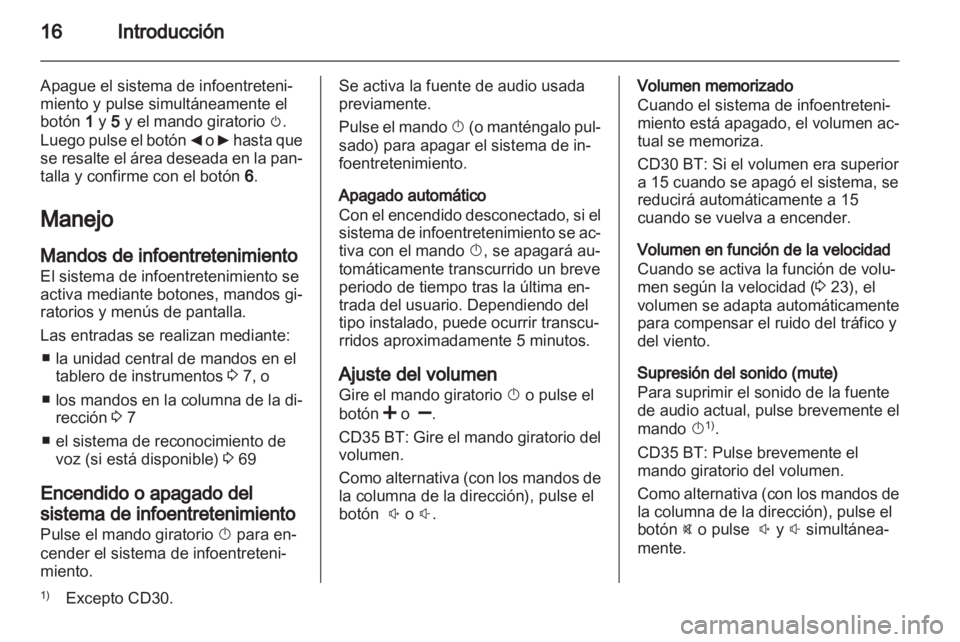 OPEL VIVARO 2013  Manual de infoentretenimiento (in Spanish) 