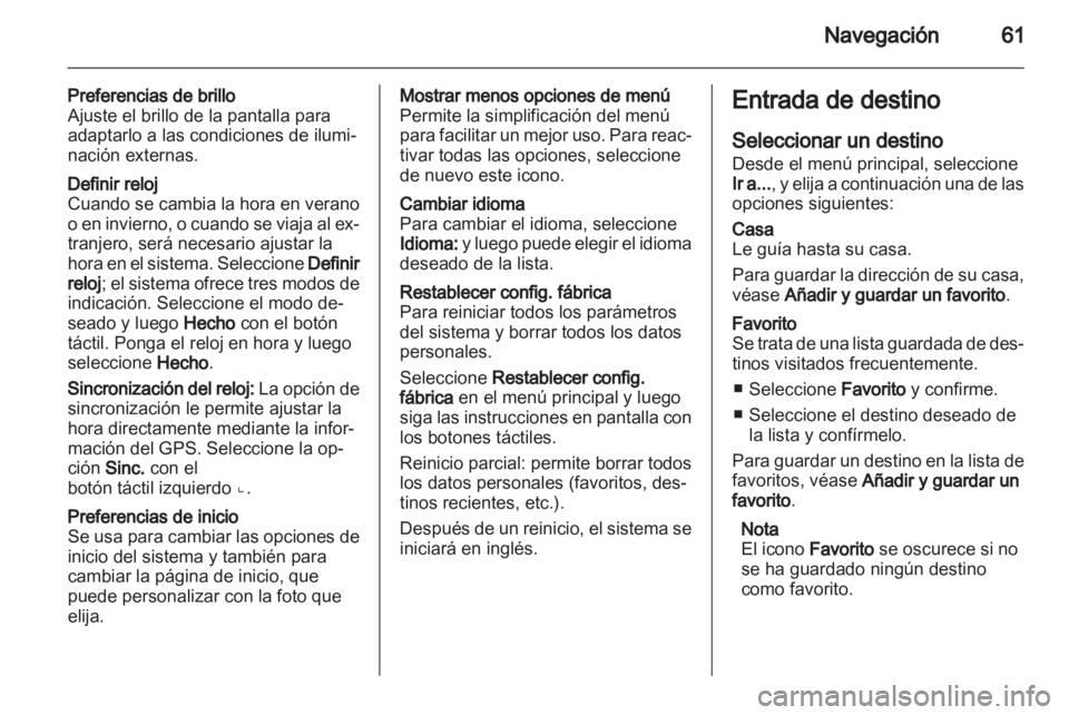 OPEL VIVARO 2013  Manual de infoentretenimiento (in Spanish) 