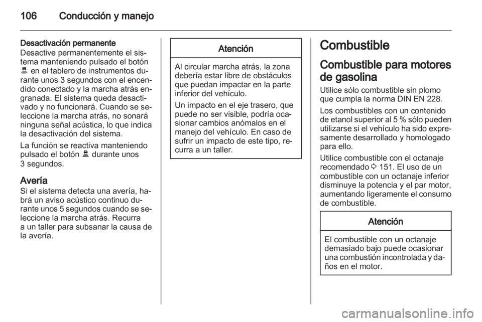 OPEL VIVARO 2011  Manual de Instrucciones (in Spanish) 