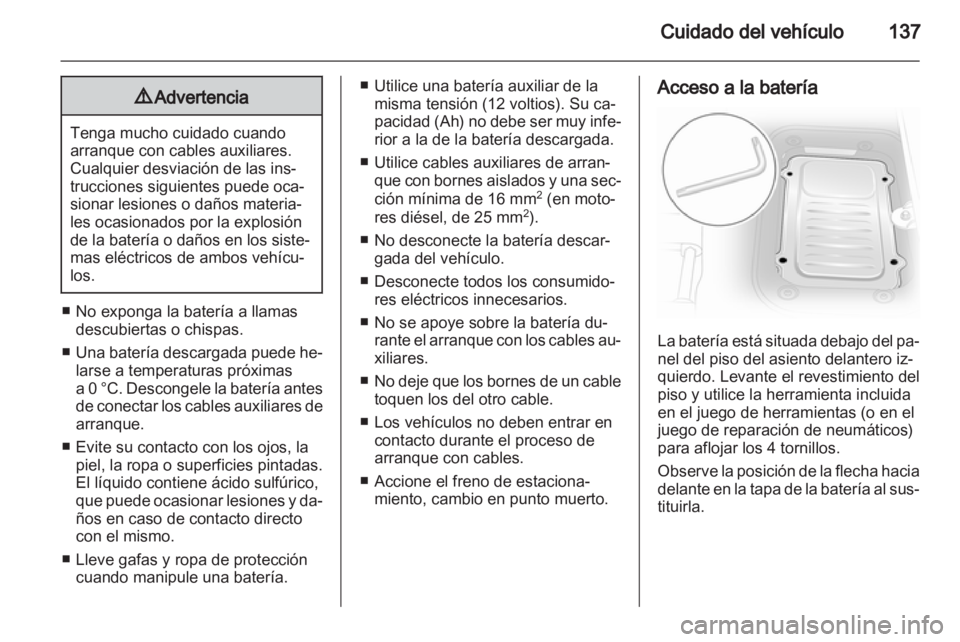 OPEL VIVARO 2011  Manual de Instrucciones (in Spanish) 