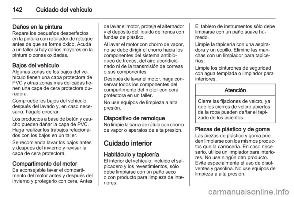 OPEL VIVARO 2011  Manual de Instrucciones (in Spanish) 