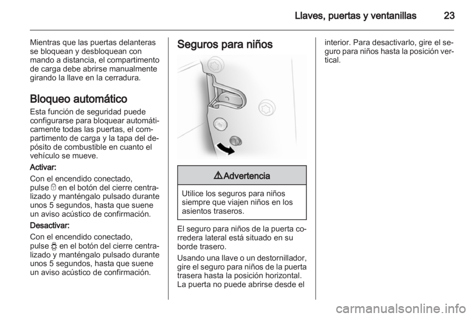 OPEL VIVARO 2011  Manual de Instrucciones (in Spanish) 