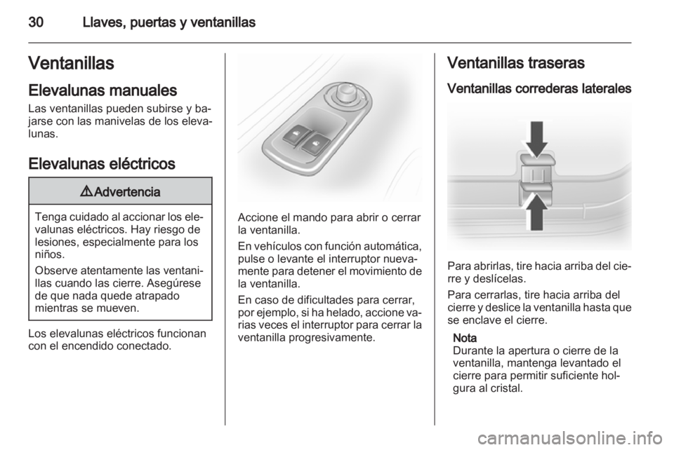 OPEL VIVARO 2011  Manual de Instrucciones (in Spanish) 