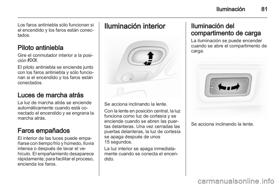 OPEL VIVARO 2011  Manual de Instrucciones (in Spanish) 