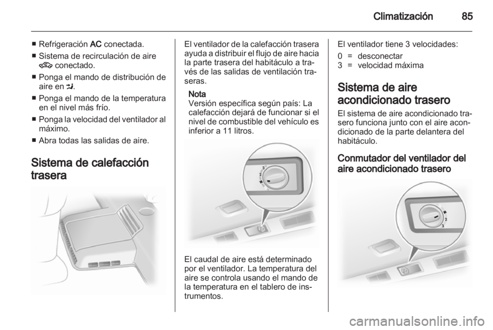 OPEL VIVARO 2011  Manual de Instrucciones (in Spanish) 