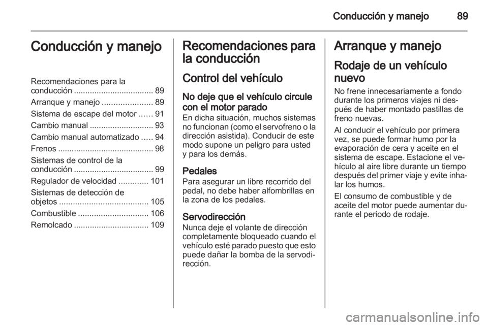 OPEL VIVARO 2011  Manual de Instrucciones (in Spanish) 