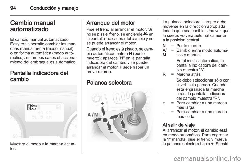 OPEL VIVARO 2011  Manual de Instrucciones (in Spanish) 