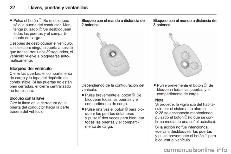 OPEL VIVARO 2011.5  Manual de Instrucciones (in Spanish) 