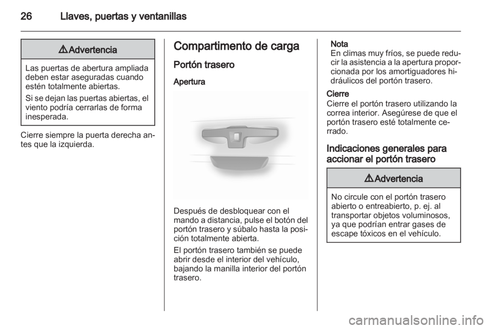 OPEL VIVARO 2011.5  Manual de Instrucciones (in Spanish) 