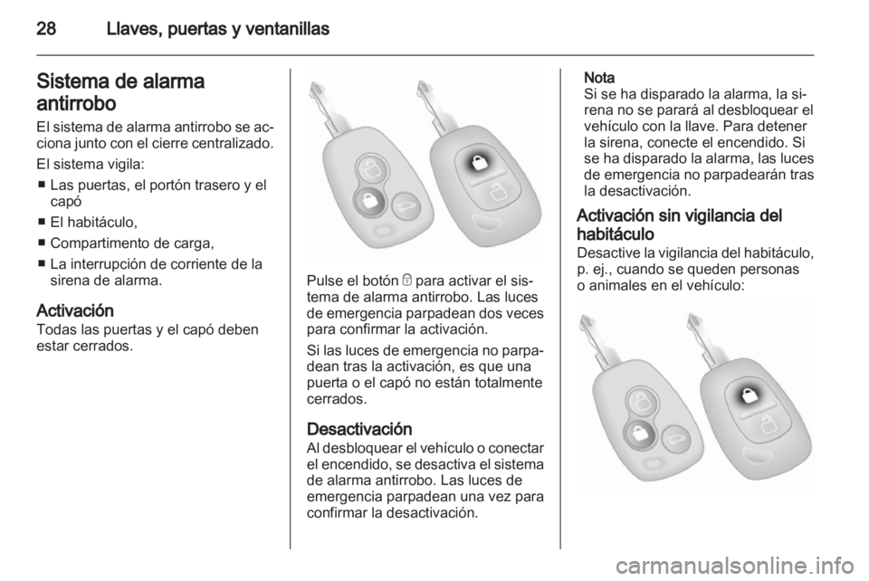 OPEL VIVARO 2011.5  Manual de Instrucciones (in Spanish) 