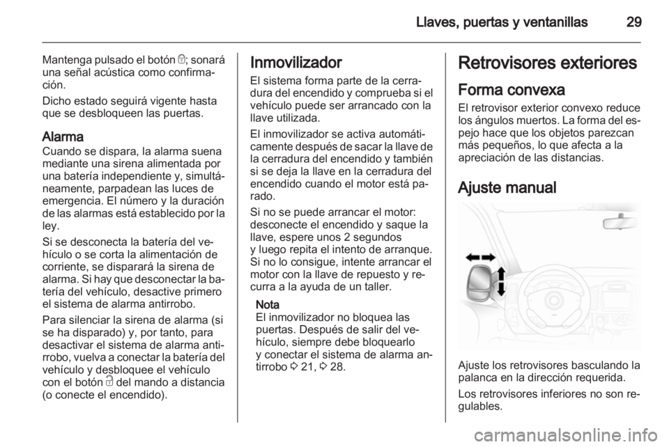OPEL VIVARO 2011.5  Manual de Instrucciones (in Spanish) 