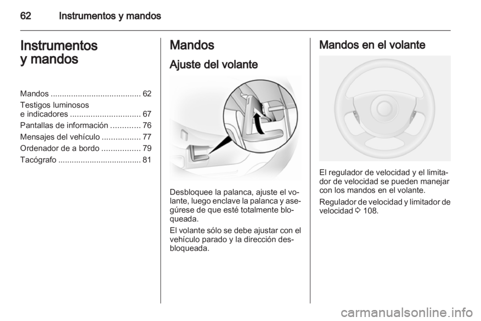 OPEL VIVARO 2011.5  Manual de Instrucciones (in Spanish) 