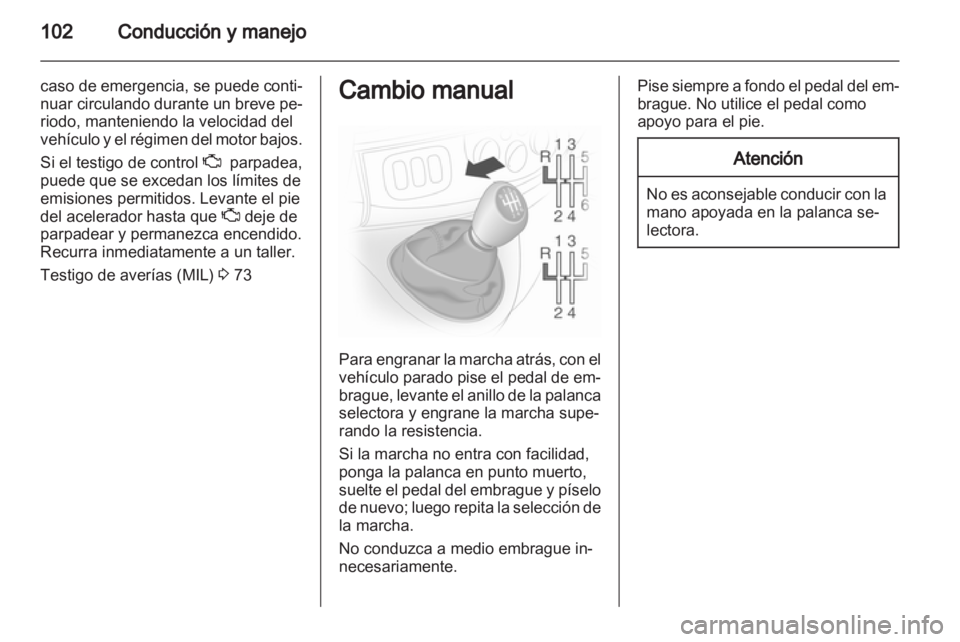OPEL VIVARO 2012  Manual de Instrucciones (in Spanish) 