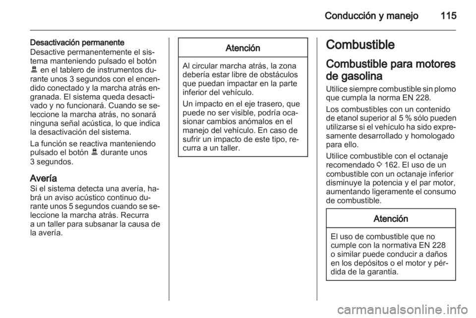 OPEL VIVARO 2012  Manual de Instrucciones (in Spanish) 