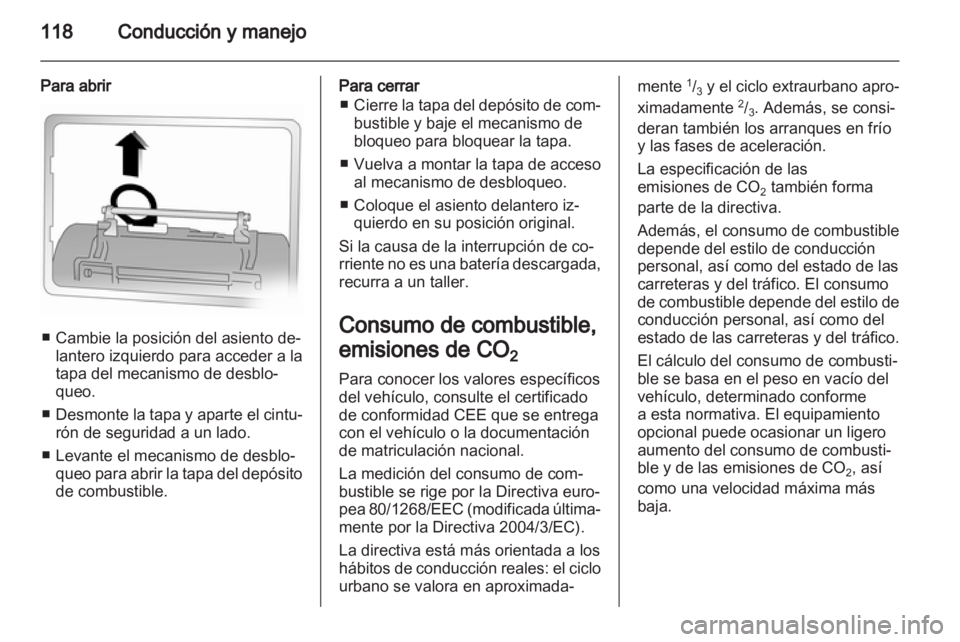 OPEL VIVARO 2012  Manual de Instrucciones (in Spanish) 