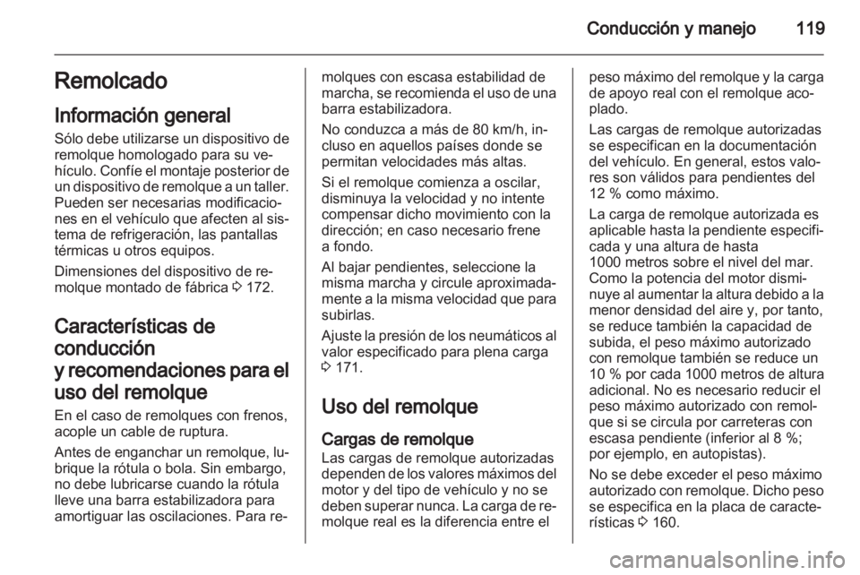 OPEL VIVARO 2012  Manual de Instrucciones (in Spanish) 