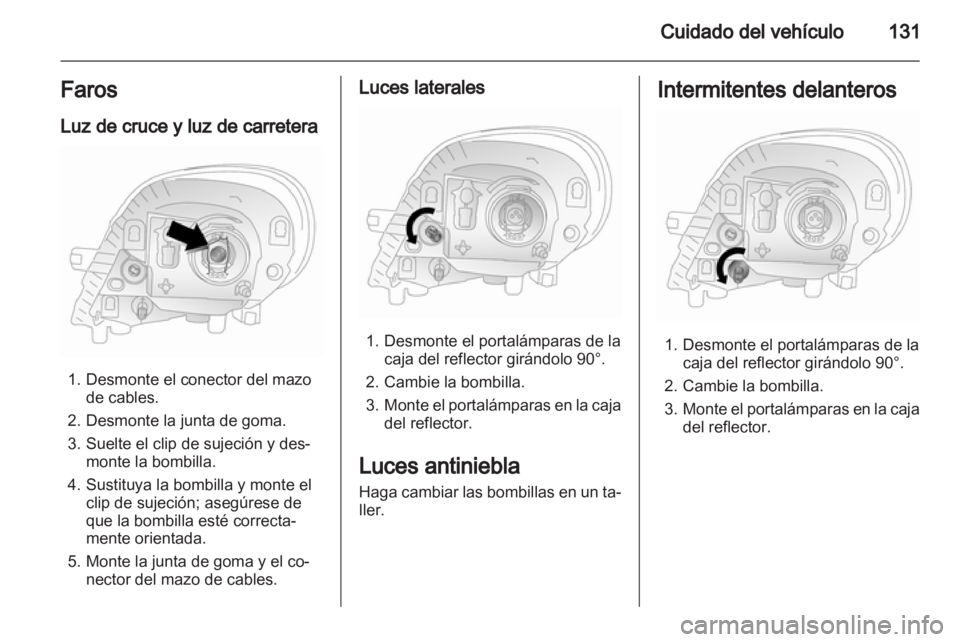 OPEL VIVARO 2012  Manual de Instrucciones (in Spanish) 